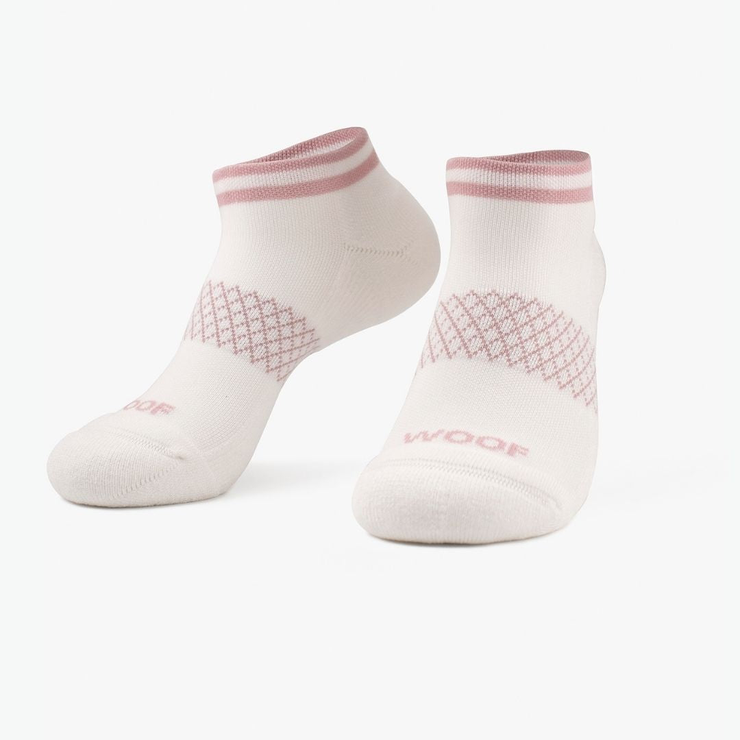 [Double Pink Stripes on White]