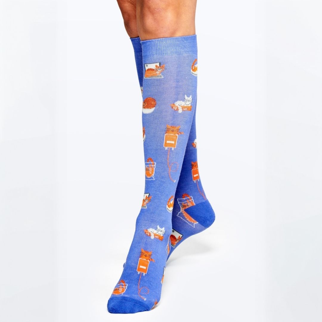 If I Fit I Sit Bamboo Compression Socks