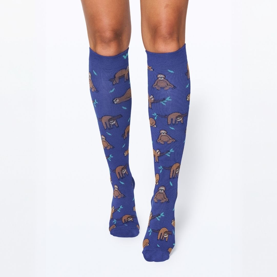 Sloth Bamboo Compression Socks