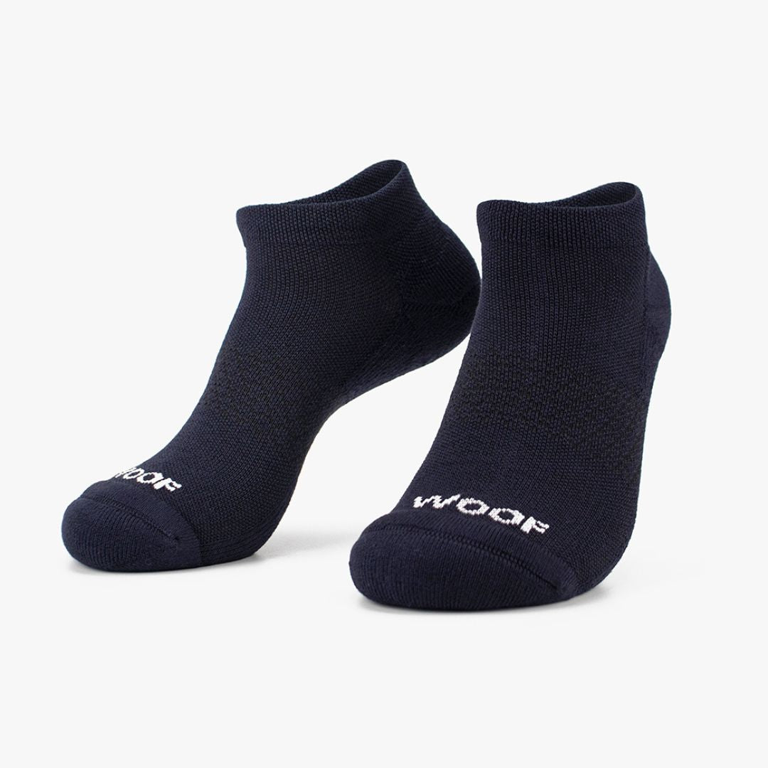 Black & Grey Bamboo Ankle Compression Socks 4 Pack