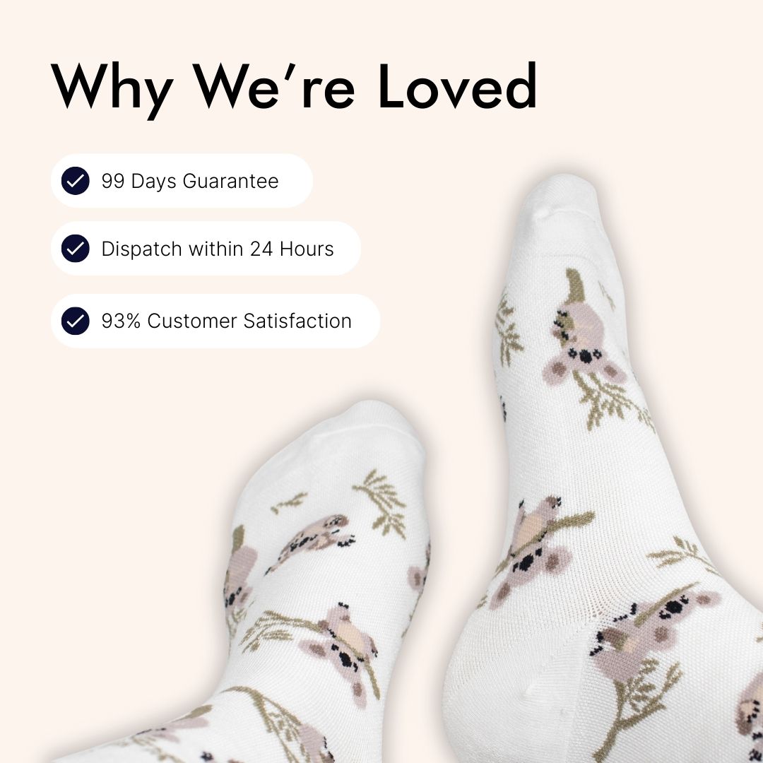 Monkeying Around Bamboo Compression Socks